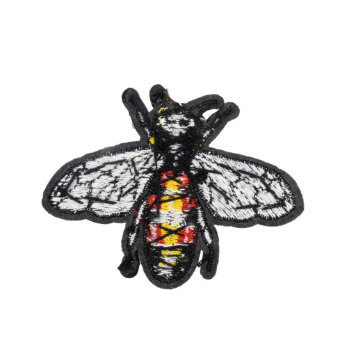 PATCH Bee Insect so zirkónmi, vyšívané