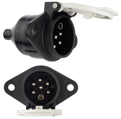 Zásuvka 24V - 7 PIN typ S - príves TIR