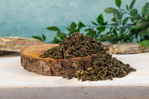 Zelený čaj JASMINE gunpowder DÝCHANIE JASMINE