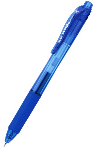 Energel PENTEL 0,5mm modré guľôčkové pero BLN105-C