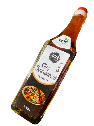 Sezamový olej z pražených sezamových semienok 270ml
