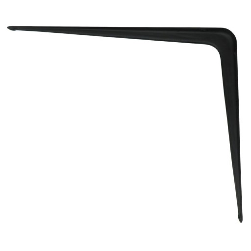Konzola oceľová podpera ČIERNA 350x300mm Mod.1