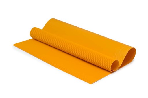 ŽLTÁ DEKORATÍVNA VLNUTÁ KARTON B2 50X70