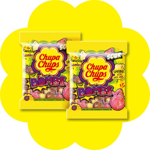 Chupa Chups Sour Bombs kyslé želé 2x90g ku Dňu detí