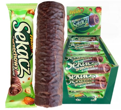 ORIEŠKY PALOVANÉ V ČOKOLÁDE, tuba Wisła, 32g