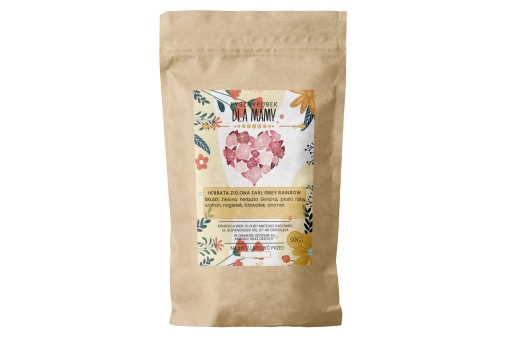 Zelený čaj ako DARČEK ku Dňu matiek pre MATKU 50g Earl Grey Rainbow