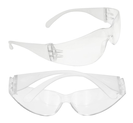 3M VIRTUA PC CLEAR AKO OCHRANNÉ OKULIARE ĽAHKÉ OCHRANNÉ OKULIARE ANTI-SPLAY CLEAR