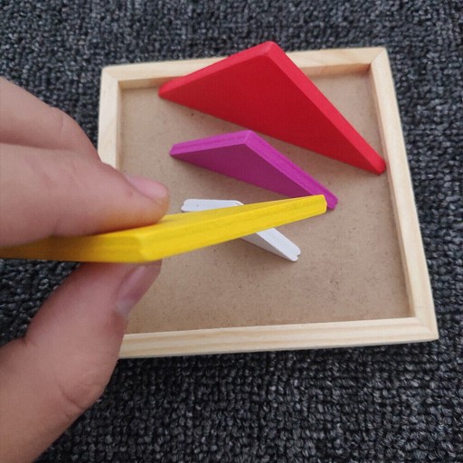 DREVENÝ TANGRAM PUZZZ