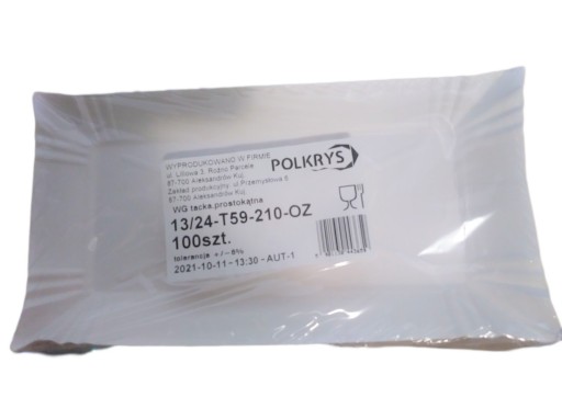 Podnos obdĺžnikový 13/24 100 ks.