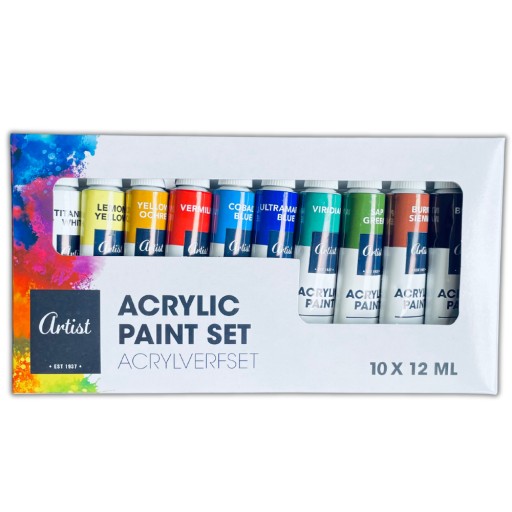 Sada akrylových farieb 10x12 ml