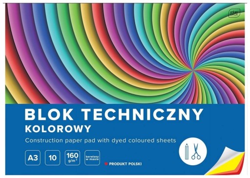 INTERDRUK Farebný technický blok A3/10k