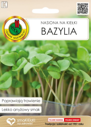 Semená na klíčky - bazalka 5g
