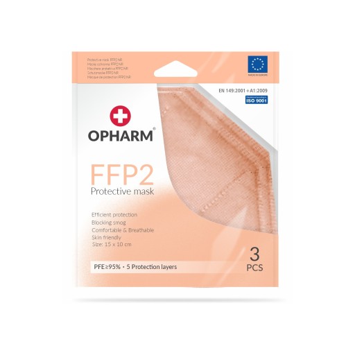 FFP2 OPHARM Ochranná maska 3 ks - BROSKYŇA