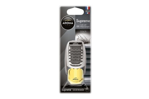 KONTROLOVANÁ VÔŇA DO AUTA AROMA CAR SUPREME SLIM 7ML ČIERNA PÁNSKY PARFUM