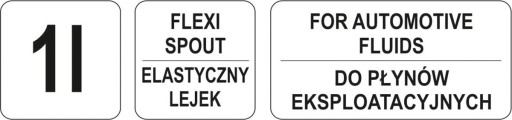 PLNIČKA DIELNE 1L FLEXIBILNÝ NÁPLŇ. YT-06980