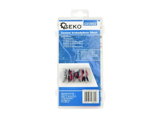 SADA ELEKTRICKÝCH KROKODÝLÍCH SVORKOV 28 ks