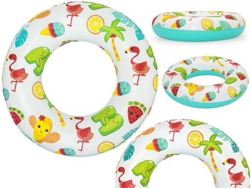 plavecký kruh 61 cm s potlačou TROPIC nafukovací