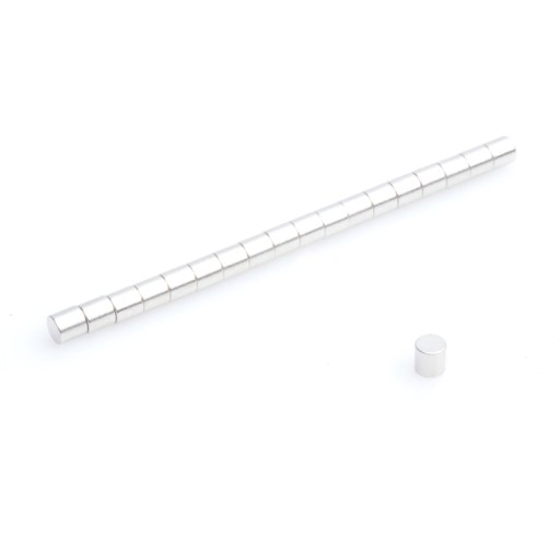 Neodymový magnet valcový MW 2x2 N38 50 ks