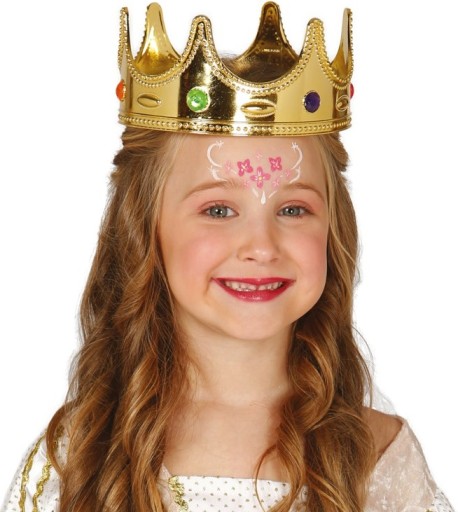 Kráľovná, kráľ, princezná, zlatá detská betlehem, hra