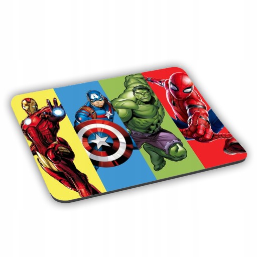 AVENGERS HULK SPIDERMAN PODLOŽKA POD MYŠ + meno