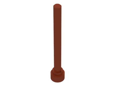 LEGO 3957b ANTENNA 4H hnedá NOVINKA (1g)