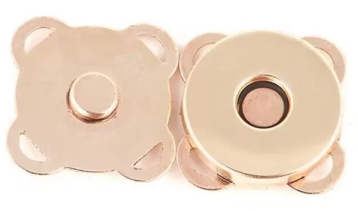MAGNETICKÉ ZAPÍNANIE NA SAMOŠITIE 18MM ZLATÁ