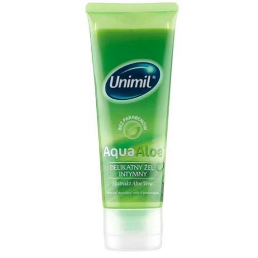 UNIMIL AquaAloe Intímny gélový lubrikant 80ml