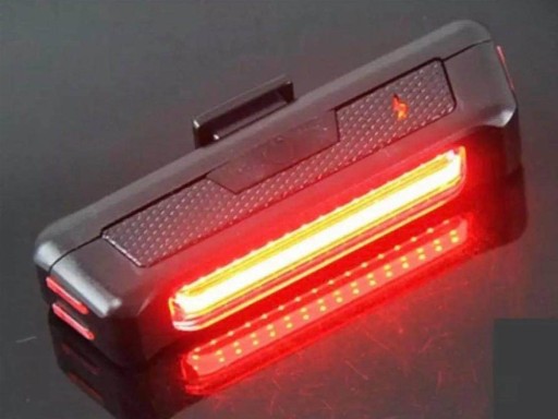 ZADNÁ BICYKELOVÁ LAMPA ZADNÁ USB LED COB LAMPA 100lm NA BICYKEL POD SEDLO USB
