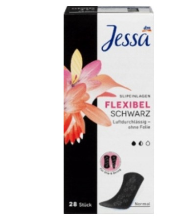 Čierne hygienické vložky Flexibel 28 ks