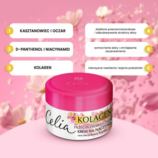 Celia Collagen Pleťový krém na kapiláry