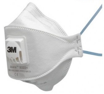 Ochranná polomaska 3M AURA 9312+ proti prachu FFP1