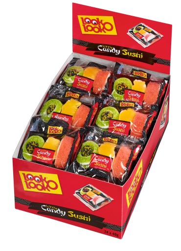 LOOK-O-LOOK CANDY SUSHI SUSHI SHAPE JELLIES 40G SLADKOSTI AKO DARČEK