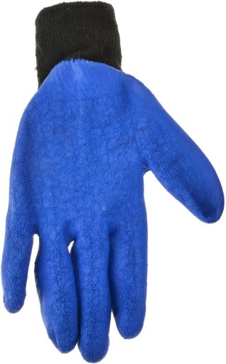 Zateplené zimné hrubé pracovné rukavice LATEX, veľkosť 9