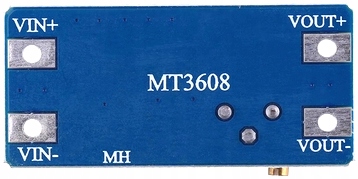 DC jednosmerný zvyšovací menič MT3608 4-28V 2A FV