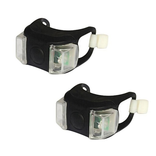 BIKE SVETLÁ LED CYKLISTICKÁ LAMPA PREDNÁ ZADNÁ 2KS