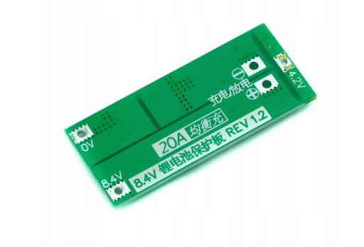 BMS Balanser nabíjačka 2S 20A 8,4V ovládač Li-Ion ovládač pre 18650