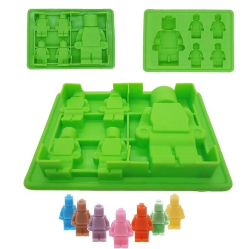 FORMA SILIKÓNOVÁ FORMA ČOKOLÁDY PRRALINES ŽELÉ TORTY LEGO BRICKS 852