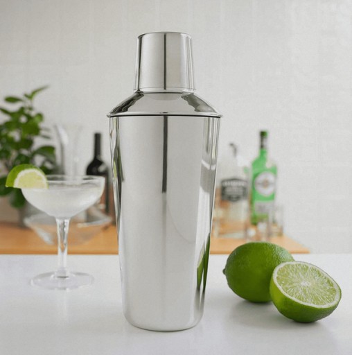 BAR SHAKER NA NÁPOJE A KOKTEJLY 500ML oceľ