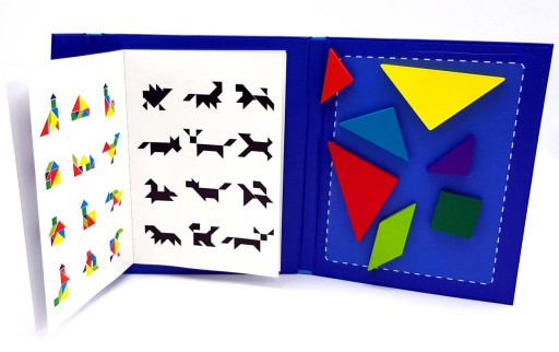 TANGRAM MAGNETIC WOODEN PUZZLE ECO Špeciálna logická hra