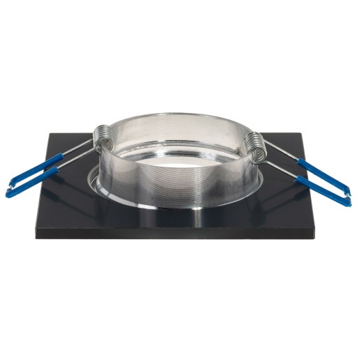 Pevné uchytenie na GU10 SQUARE GLASS BLACK