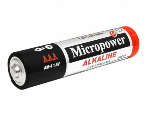 BATÉRIA ALKALICKÁ BATÉRIA LR03 AAA 1,5V - 2 ks