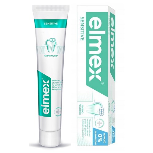 Veľká tuba Elmex Sensitive 75 ml pre citlivé zuby bez farbív