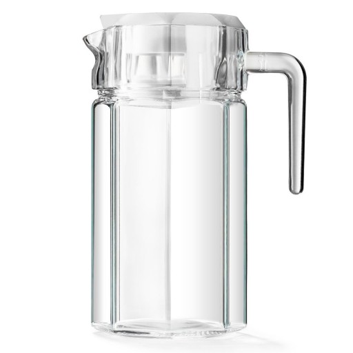 Nápoje džbán, džús, limonáda, pohár, pokrievka, 1,5L