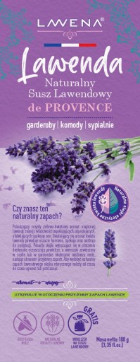 Levanduľa PREMIUM PRODUKT PRÍRODNÉ SUCHÉ 100g ZDARMA závesné vrecúško