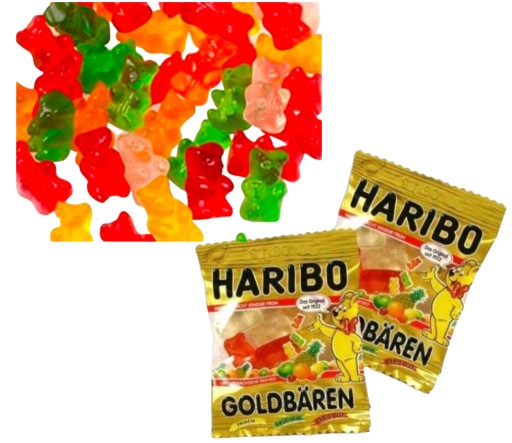 Haribo Minii Teddy Bears Balíčky ku Dňu detí pre deti 25 ks