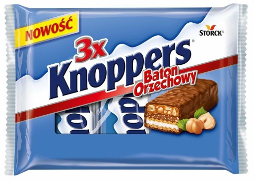 Knoppers arašidová tyčinka 3x40g