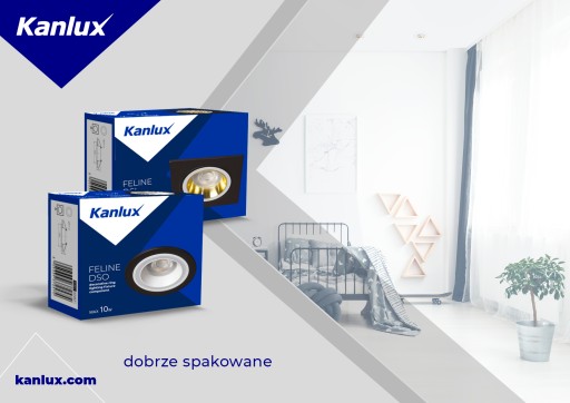 Okrúhle stropné očko Kanlux FELINE DSO B/W, kód 37255