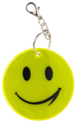REFLEXNÁ KĽÚČENKA S HAPPY CRABINER