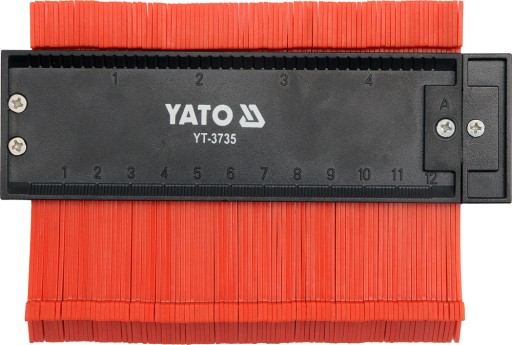 ŠABLÓNA TVAROV PROFILU 125mm ŠABLÓNA YATO