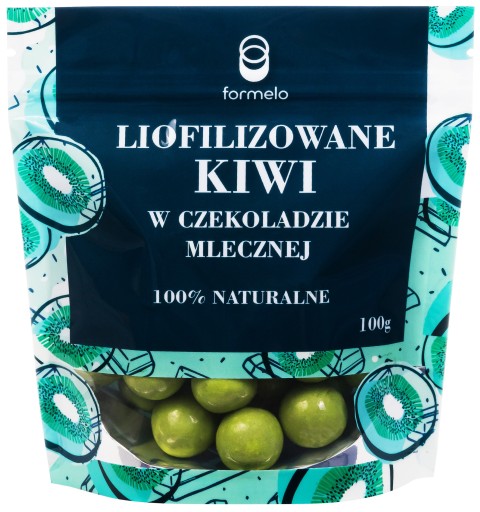 FORMELO MRAZOM SUŠENÉ KIWI V MLIEČNEJ ČOKOLÁDE 100% NATURAL 100g
